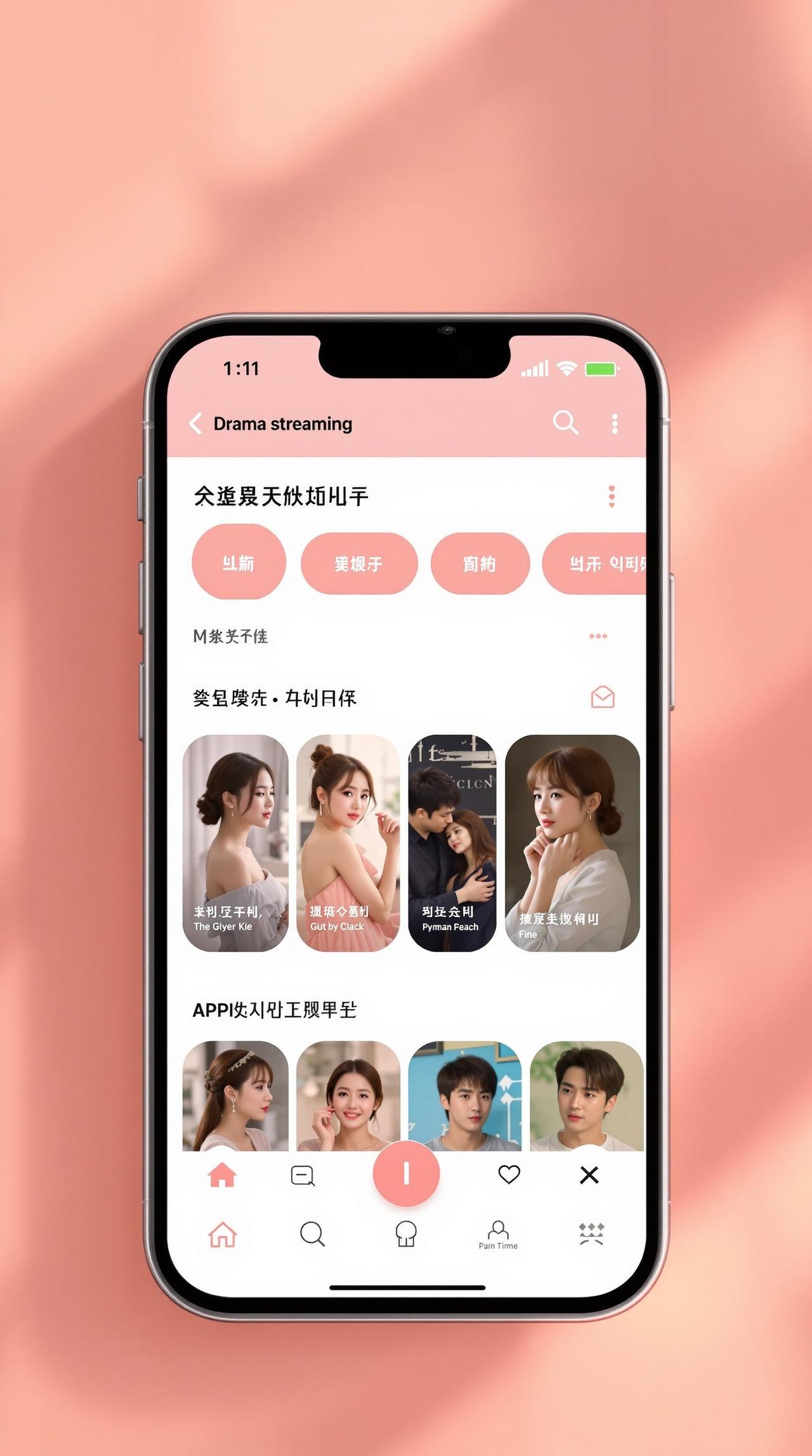 黄果短剧App界面预览